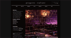 Desktop Screenshot of progetti-italiani.co.uk