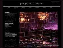 Tablet Screenshot of progetti-italiani.co.uk